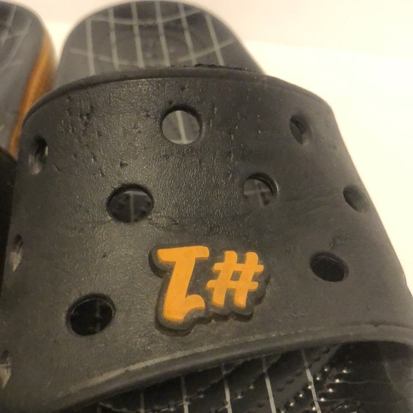 Luke Combs X Crocs Classic Bootlegger Unisex Black Slide Sandals - Picture 6 of 8